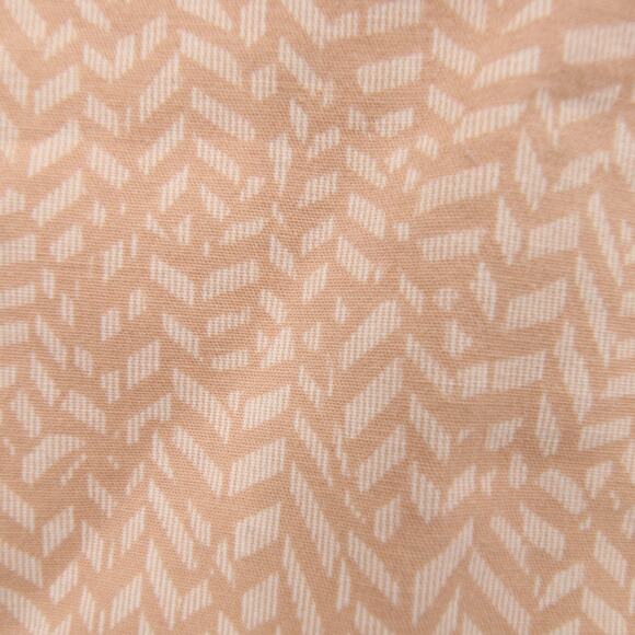 Kenar Pants Beige Cream Geometric Pattern Trousers Straight Leg Ankle Mid Rise 4 - Picture 7 of 10